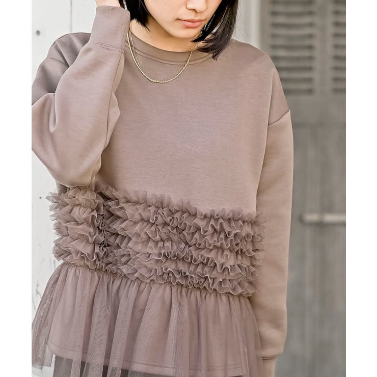 チュールドッキングダンボールプルオーバー | rps | 詳細画像6 