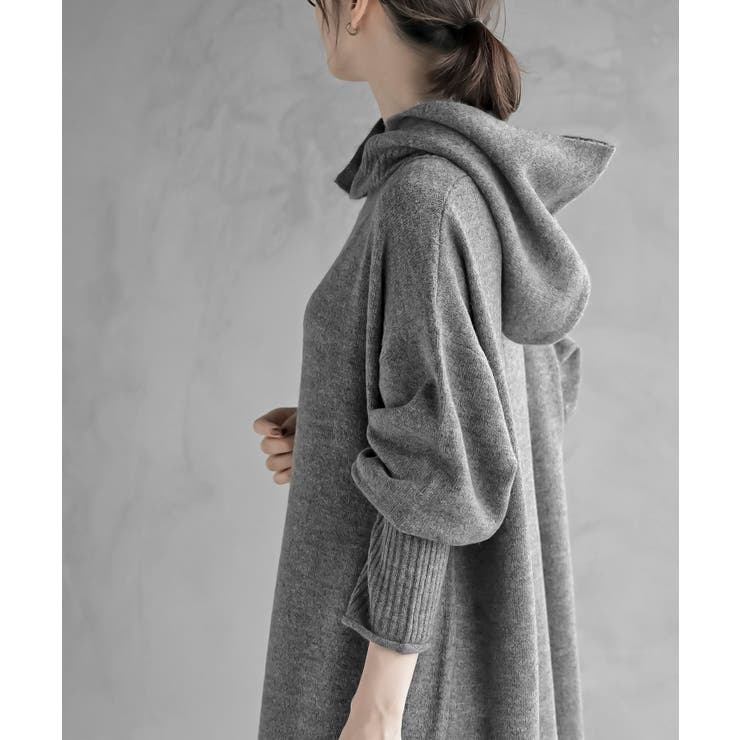 バラクラバセットロングニットワンピース | rps | 詳細画像15 