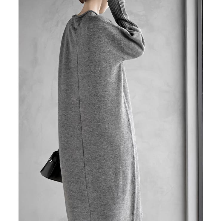 バラクラバセットロングニットワンピース | rps | 詳細画像19 