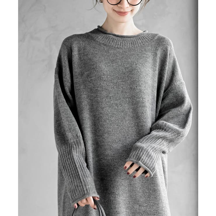 バラクラバセットロングニットワンピース | rps | 詳細画像20 