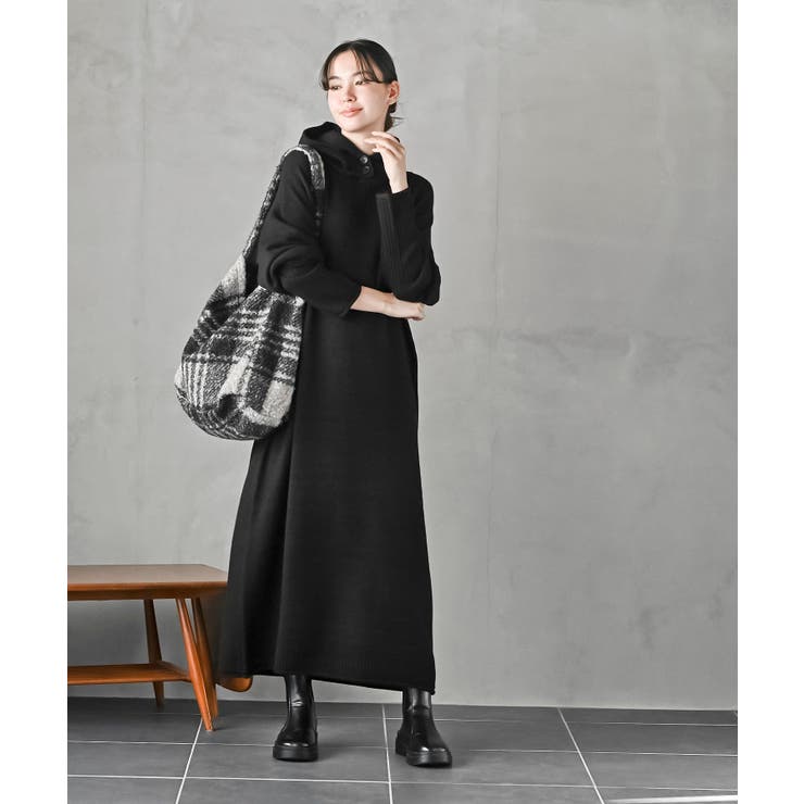 バラクラバセットロングニットワンピース | rps | 詳細画像23 