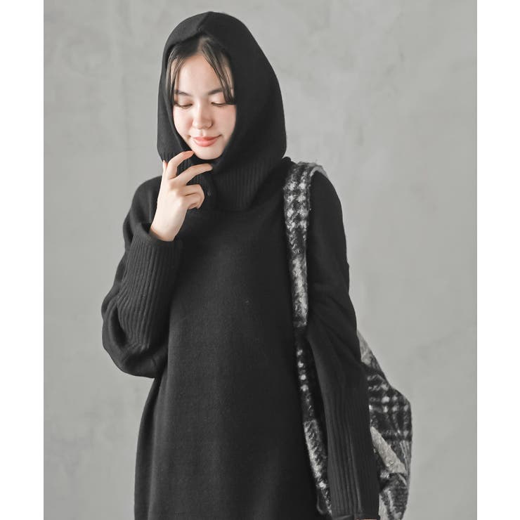 バラクラバセットロングニットワンピース | rps | 詳細画像29 