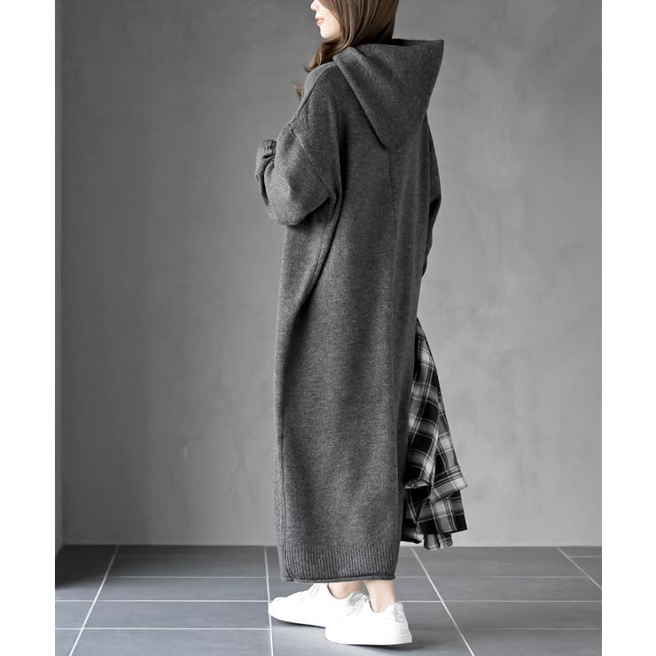 バラクラバセットロングニットワンピース | rps | 詳細画像5 