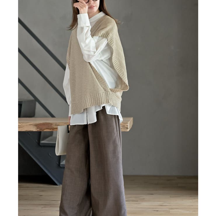 スラブニットベスト | rps | 詳細画像13 