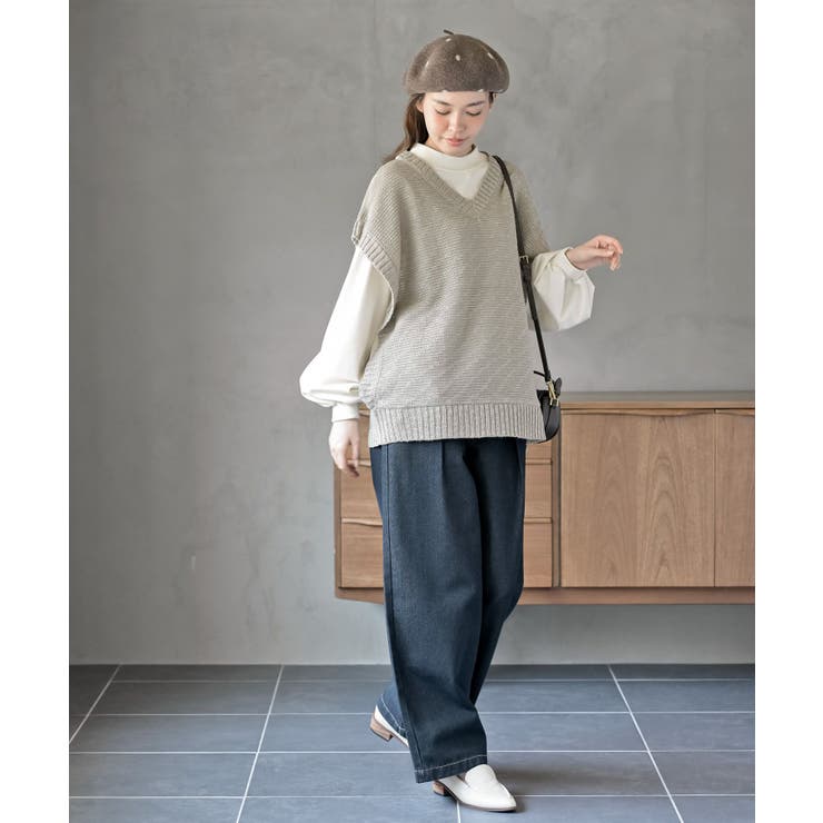 スラブニットベスト | rps | 詳細画像18 