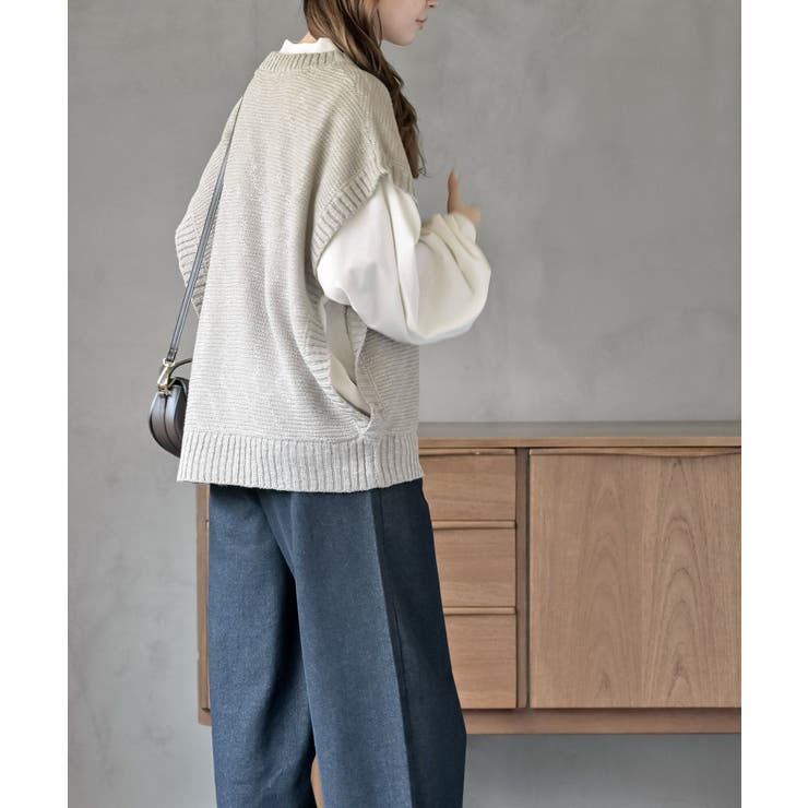 スラブニットベスト | rps | 詳細画像19 