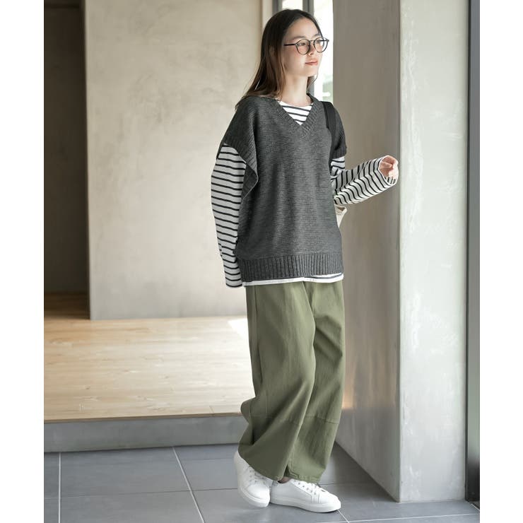 スラブニットベスト | rps | 詳細画像2 