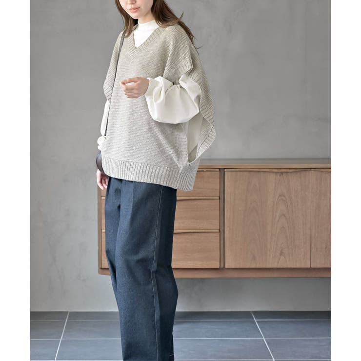 スラブニットベスト | rps | 詳細画像21 