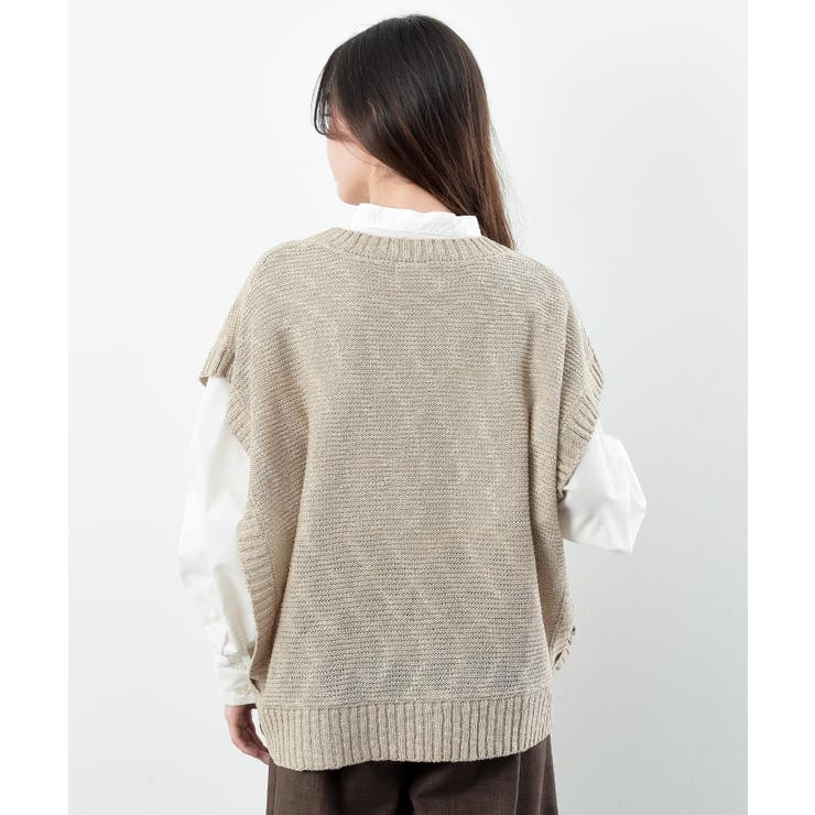 スラブニットベスト | rps | 詳細画像27 