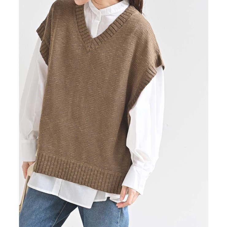 モカ | スラブニットベスト | rps