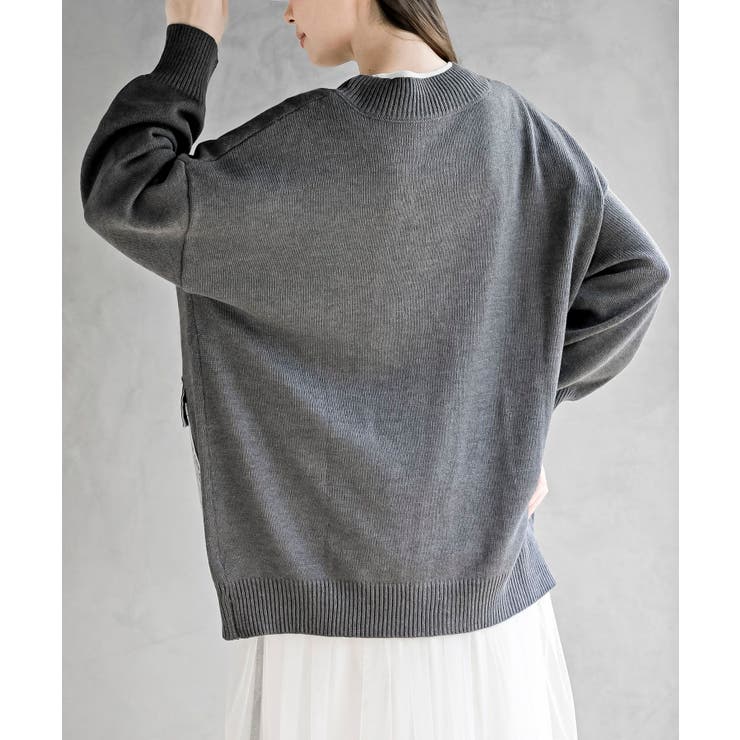 デニムポケットＶネックニットカーディガン | rps | 詳細画像16 