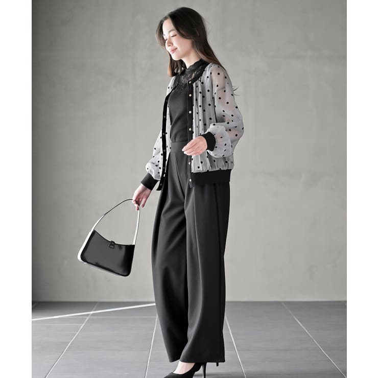 フロッキードットシアーカーディガン | rps | 詳細画像2 