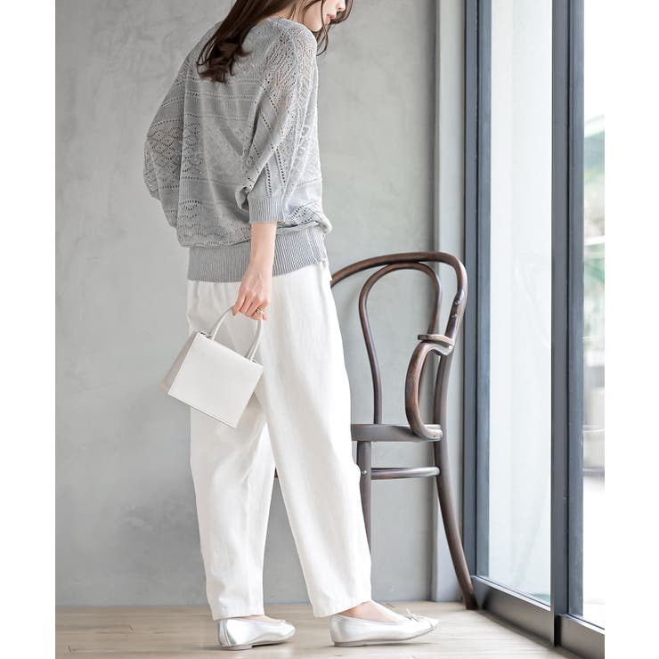 多釦透かしドルマンニットカーディガン | rps | 詳細画像21 