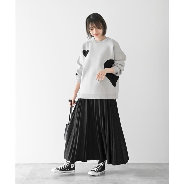 ハートジャガードワイドニットプルオーバー | rps | 詳細画像23 