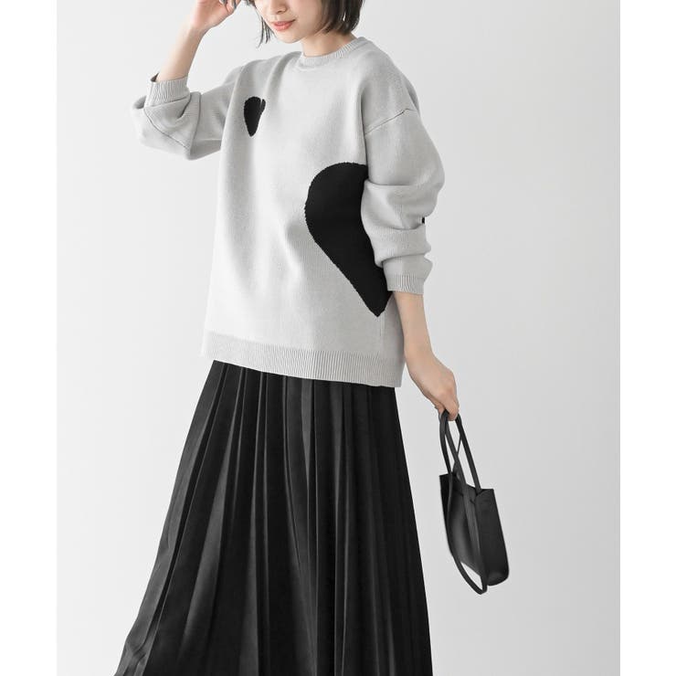 ハートジャガードワイドニットプルオーバー | rps | 詳細画像24 