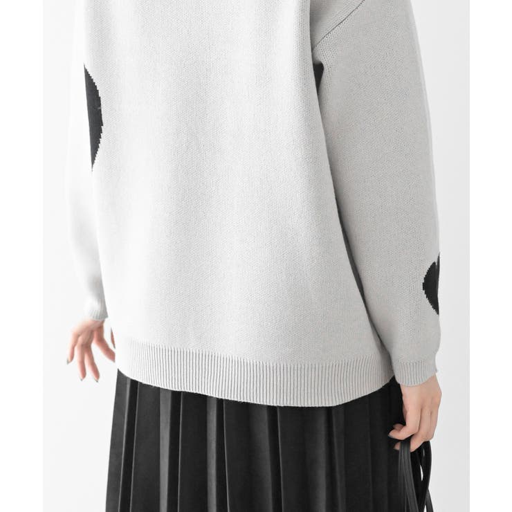 ハートジャガードワイドニットプルオーバー | rps | 詳細画像29 