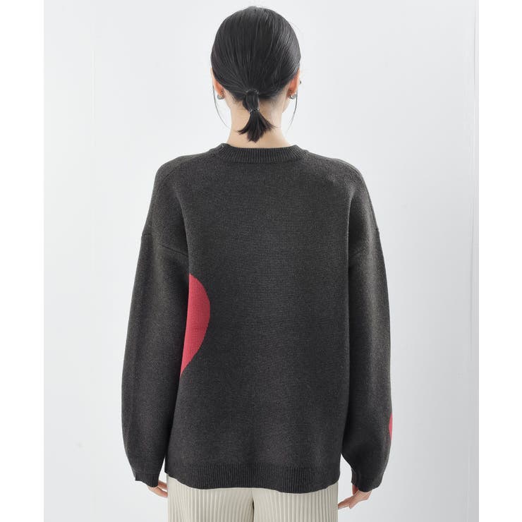 ハートジャガードワイドニットプルオーバー | rps | 詳細画像32 