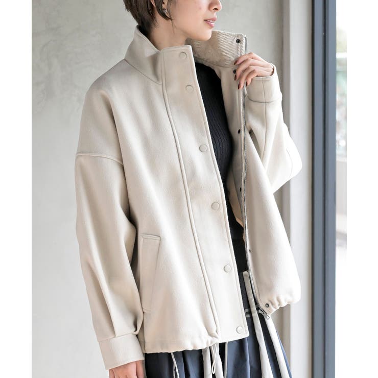 スタンドカラーBIGブルゾン[品番：RPSW0003242]｜rps（アール