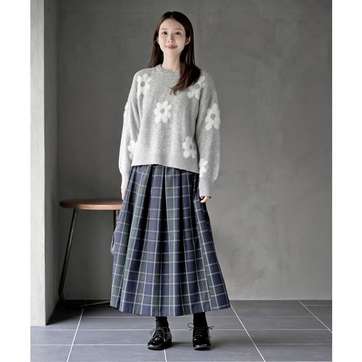 フラワーシャギーニットプルオーバー | rps | 詳細画像10 