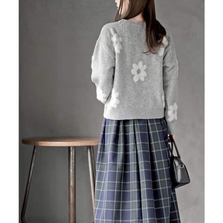 フラワーシャギーニットプルオーバー | rps | 詳細画像12 