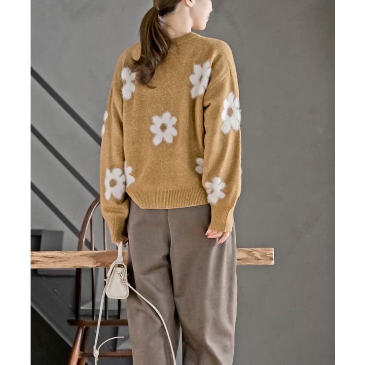 フラワーシャギーニットプルオーバー | rps | 詳細画像20 