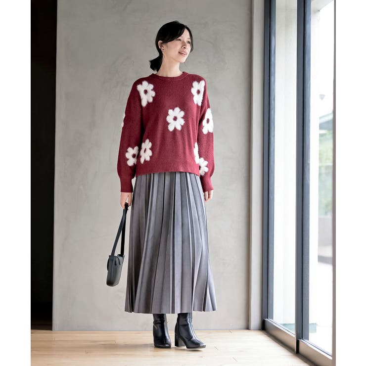 フラワーシャギーニットプルオーバー | rps | 詳細画像26 