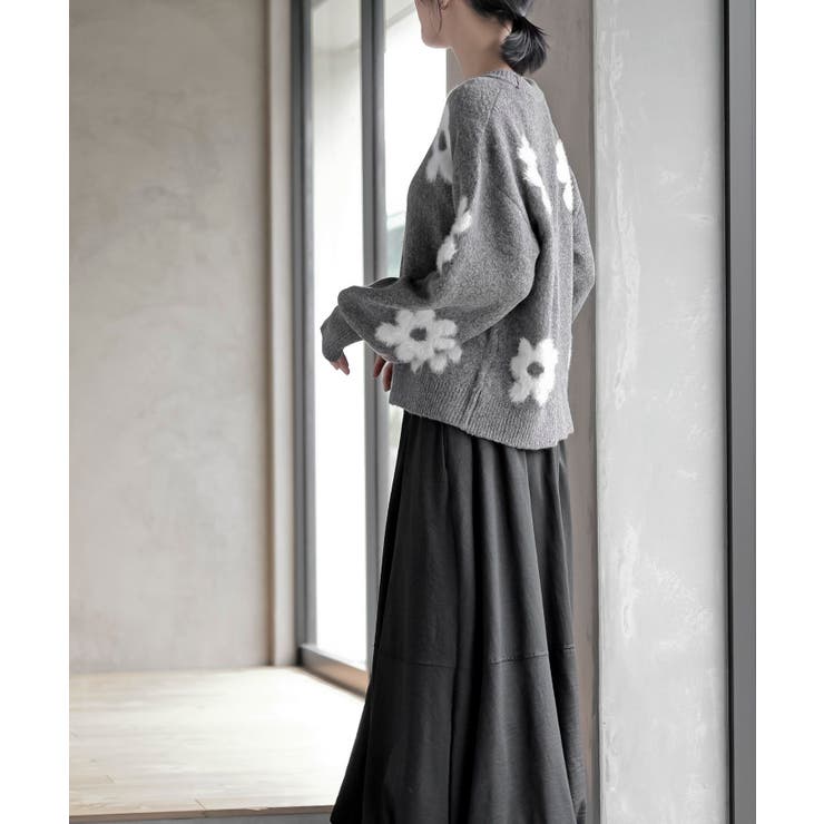 フラワーシャギーニットプルオーバー | rps | 詳細画像3 