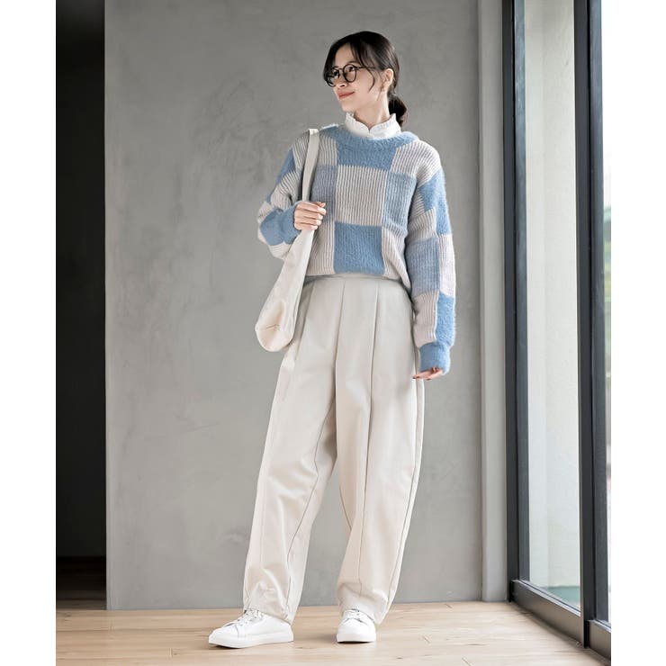 ブロック配色柄ニットプルオーバー | rps | 詳細画像10 