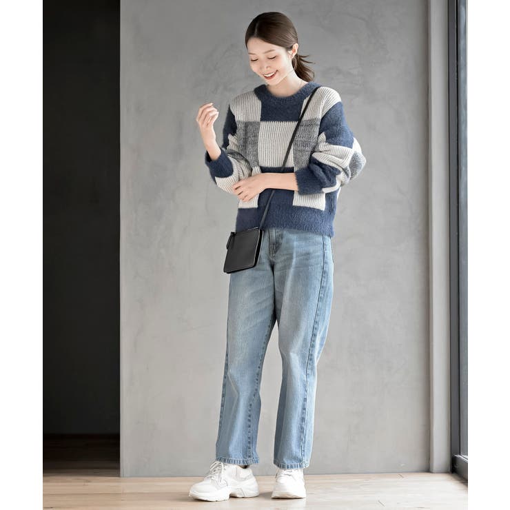 ブロック配色柄ニットプルオーバー | rps | 詳細画像18 