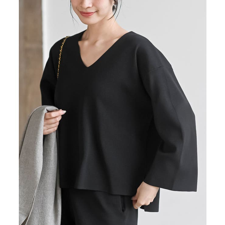 Ｖネックニットプルオーバー＋ニットパンツセットアップ | rps | 詳細画像15 