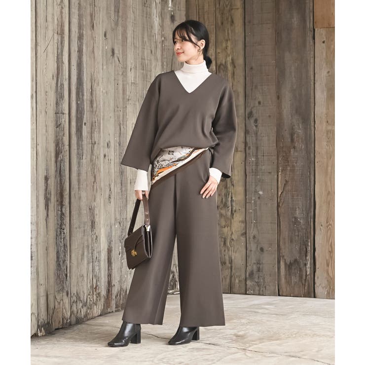 Ｖネックニットプルオーバー＋ニットパンツセットアップ | rps | 詳細画像20 