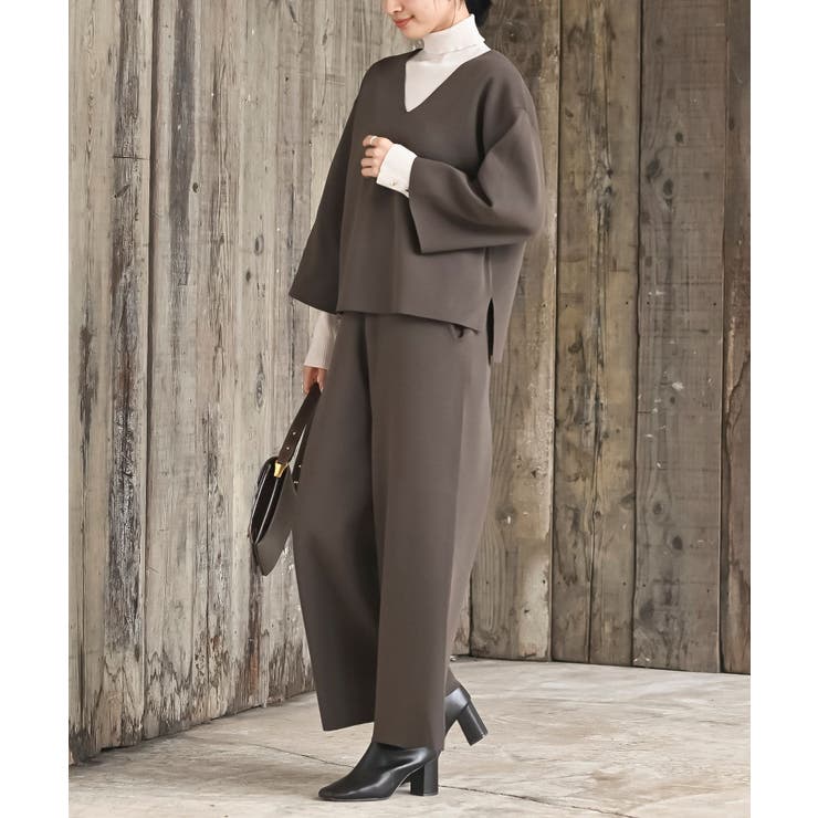 Ｖネックニットプルオーバー＋ニットパンツセットアップ | rps | 詳細画像21 