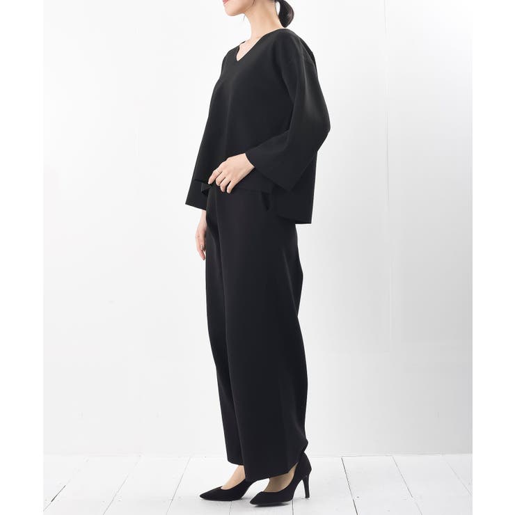 Ｖネックニットプルオーバー＋ニットパンツセットアップ | rps | 詳細画像31 