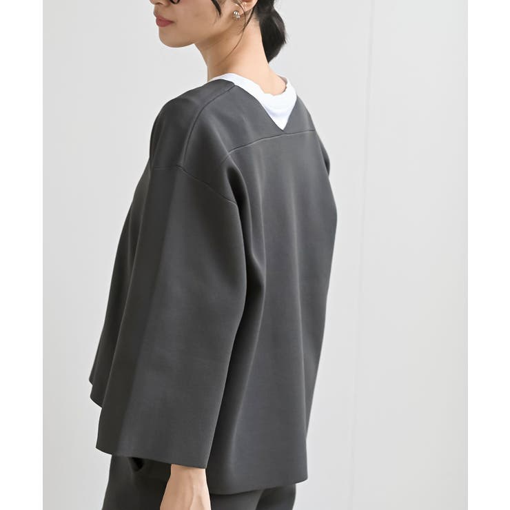 Ｖネックニットプルオーバー＋ニットパンツセットアップ | rps | 詳細画像7 