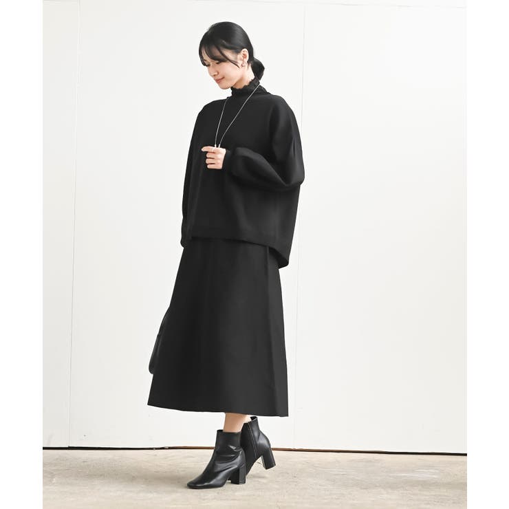 ボートネックニットプルオーバー＋ニットスカートセットアップ | rps | 詳細画像10 