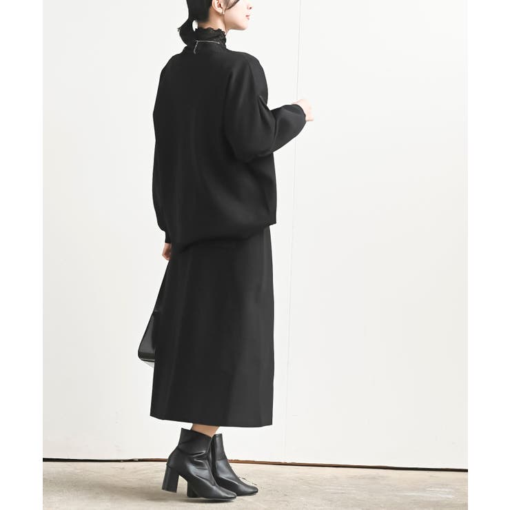 ボートネックニットプルオーバー＋ニットスカートセットアップ | rps | 詳細画像12 