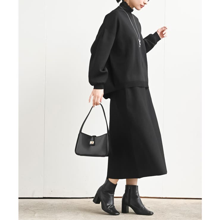 ボートネックニットプルオーバー＋ニットスカートセットアップ | rps | 詳細画像13 