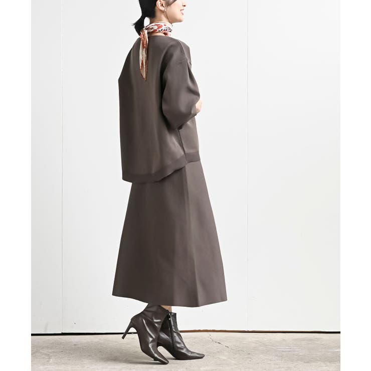 ボートネックニットプルオーバー＋ニットスカートセットアップ | rps | 詳細画像23 