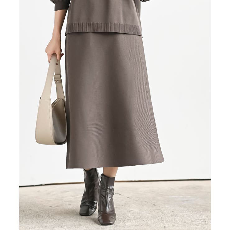 ボートネックニットプルオーバー＋ニットスカートセットアップ | rps | 詳細画像24 
