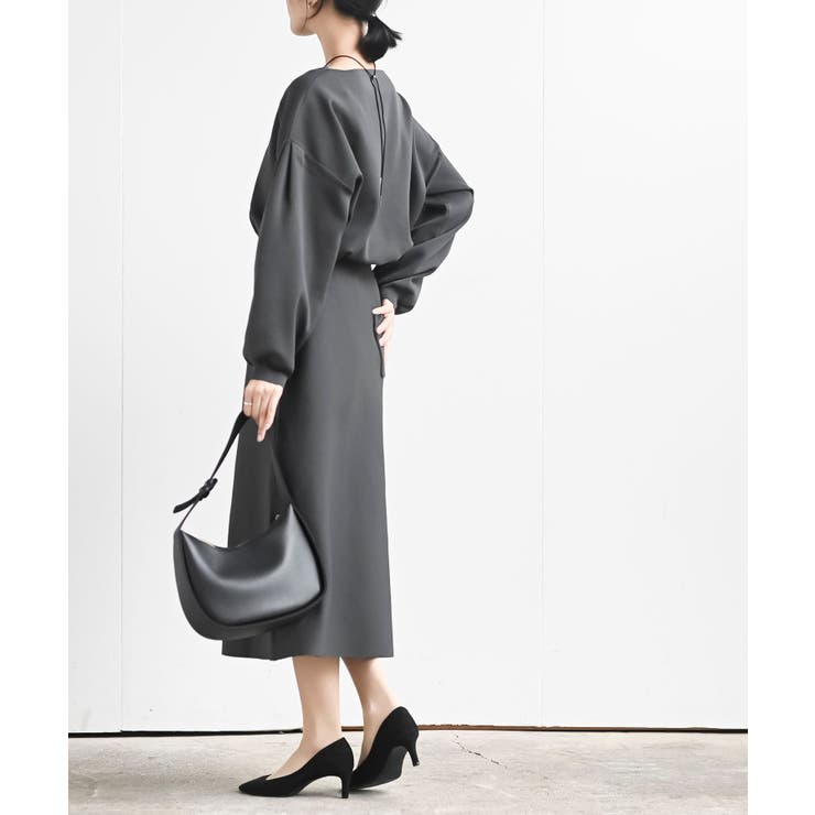 ボートネックニットプルオーバー＋ニットスカートセットアップ | rps | 詳細画像3 