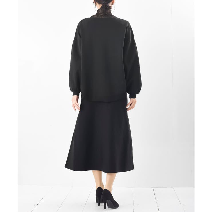 ボートネックニットプルオーバー＋ニットスカートセットアップ | rps | 詳細画像30 