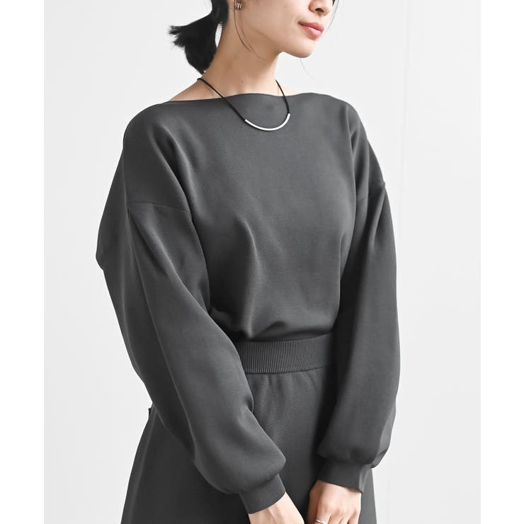 ボートネックニットプルオーバー＋ニットスカートセットアップ | rps | 詳細画像6 