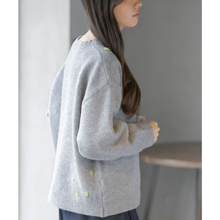 ハート刺繍ニットプルオーバー | rps | 詳細画像18 