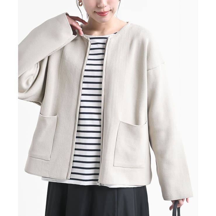 スポンジニットジャケット[品番：RPSW0002337]｜rps（アールピーエス