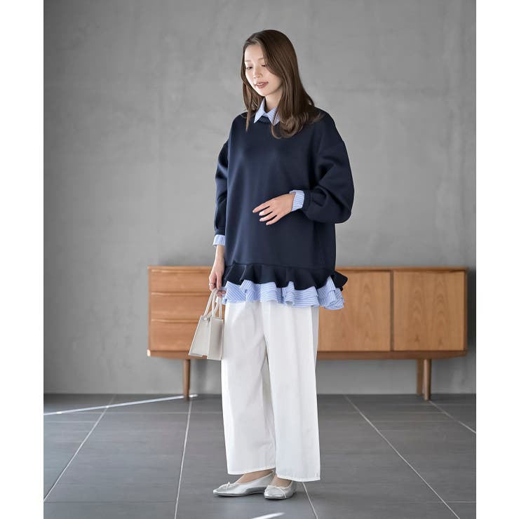 フリルレイヤードダンボールミニワンピース | rps | 詳細画像18 