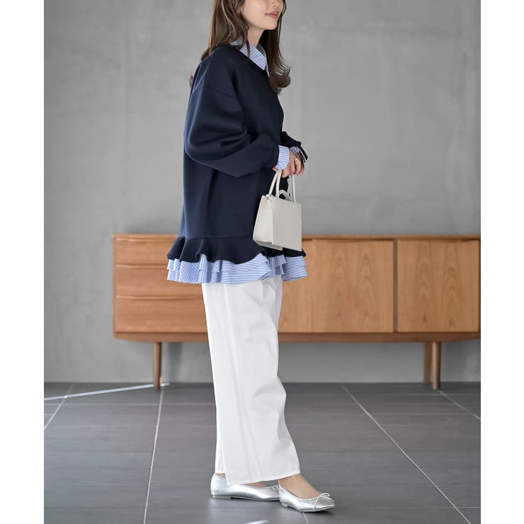 フリルレイヤードダンボールミニワンピース | rps | 詳細画像21 