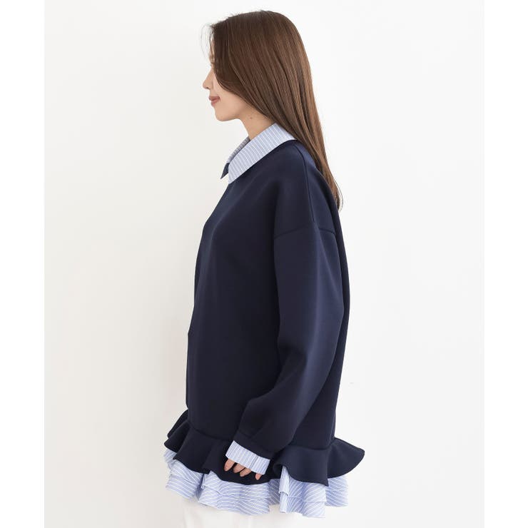 フリルレイヤードダンボールミニワンピース | rps | 詳細画像26 