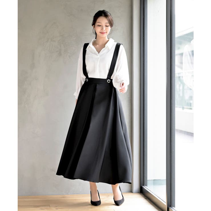 BIGリングダブルクロスジャンパースカート[品番：RPSW0000188]｜rps