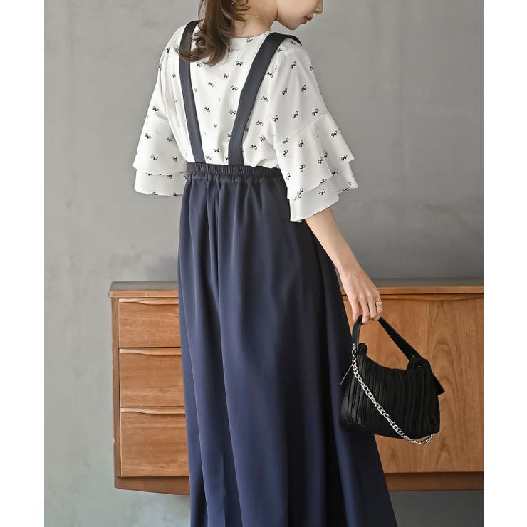 BIGリングダブルクロスジャンパースカート | rps | 詳細画像12 