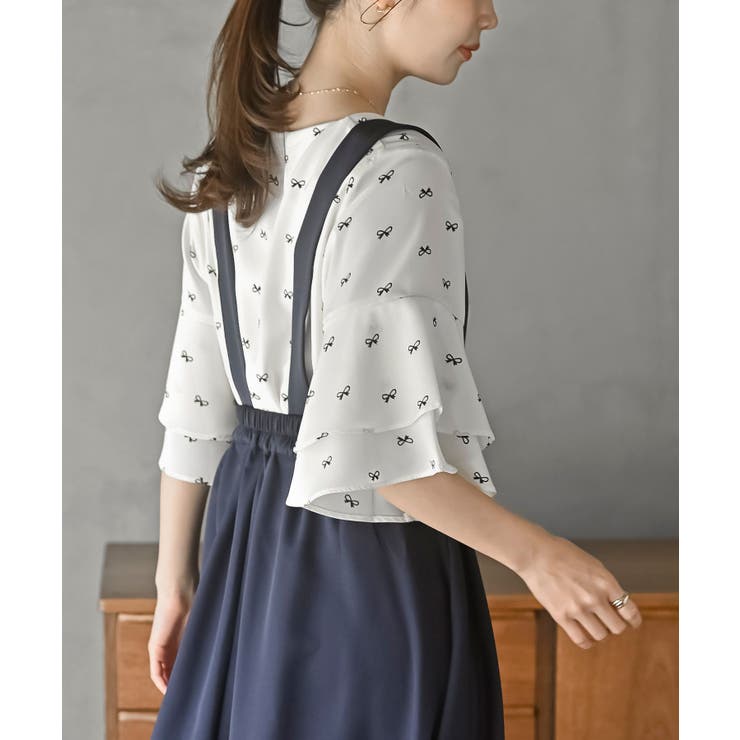 BIGリングダブルクロスジャンパースカート | rps | 詳細画像15 